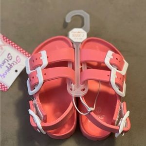 Size 2 (3-6 months) Hot Pink Brand New Stepping Stone Baby Girl Sandals  (SOLD)